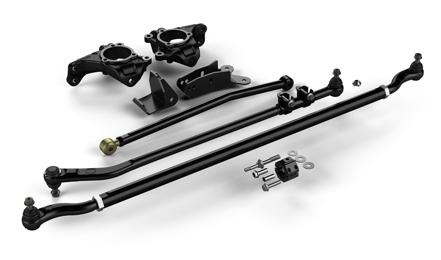 Just Jeeps TeraFlex High Steer System w/ Complete HD Drag Link Flip Kit