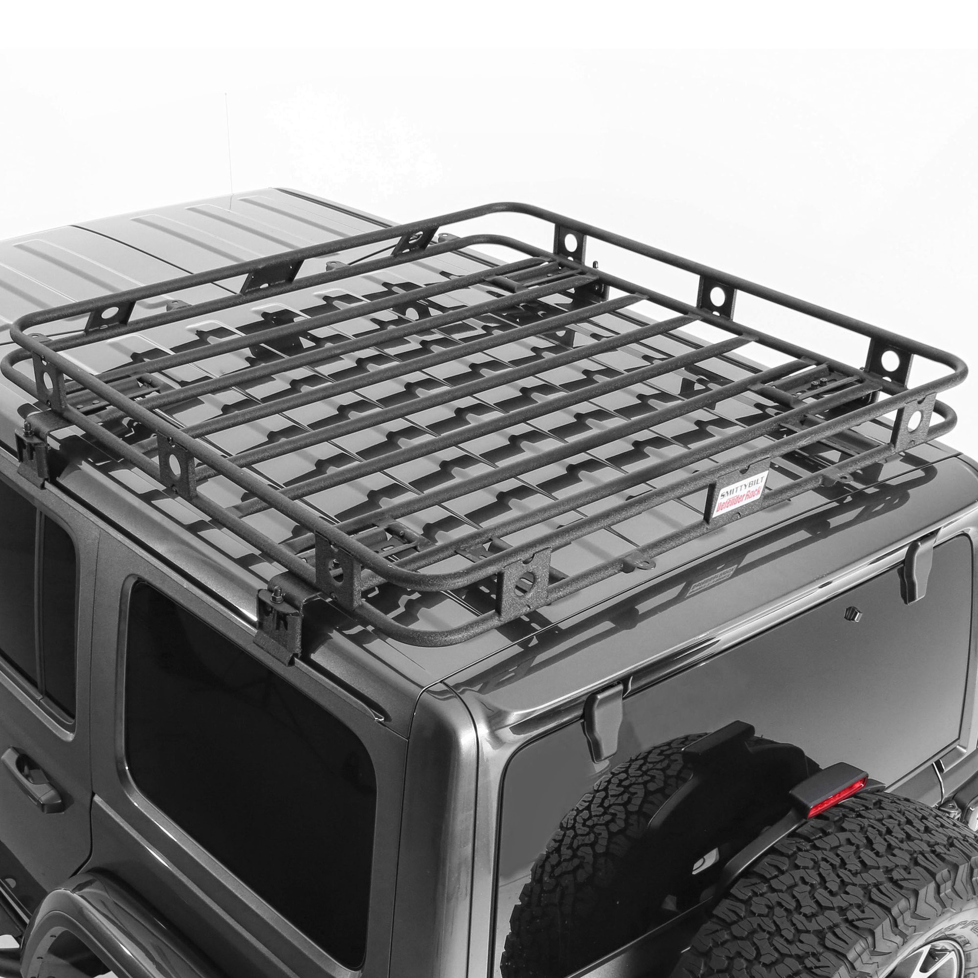 Just Jeeps SmittyBilt Defender Series Roof Rack Basket 4.5' X 4.5' Kit