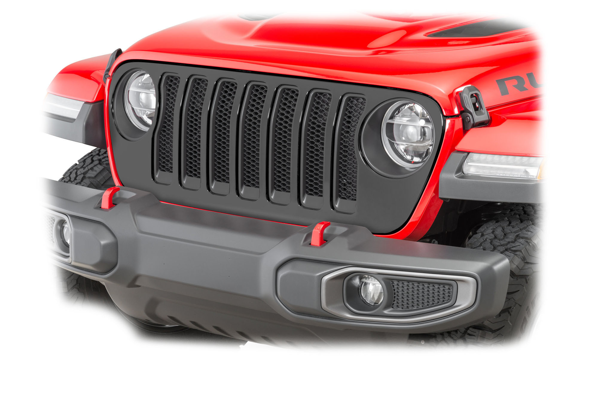 Just Jeeps MOPAR Satin Black Grille For 2018+ Jeep Gladiator JT ...