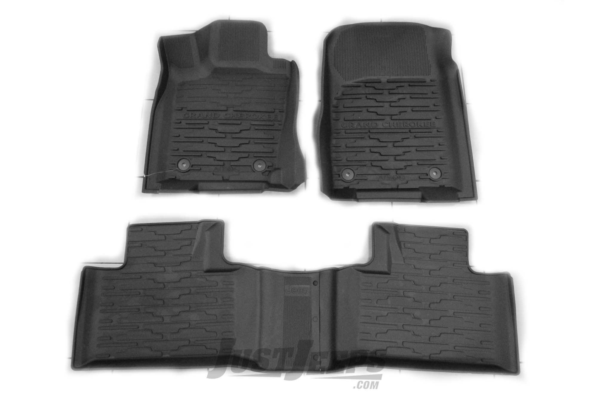 Just Jeeps Mopar Front Rear Floor Slush Mats For 2016 Jeep