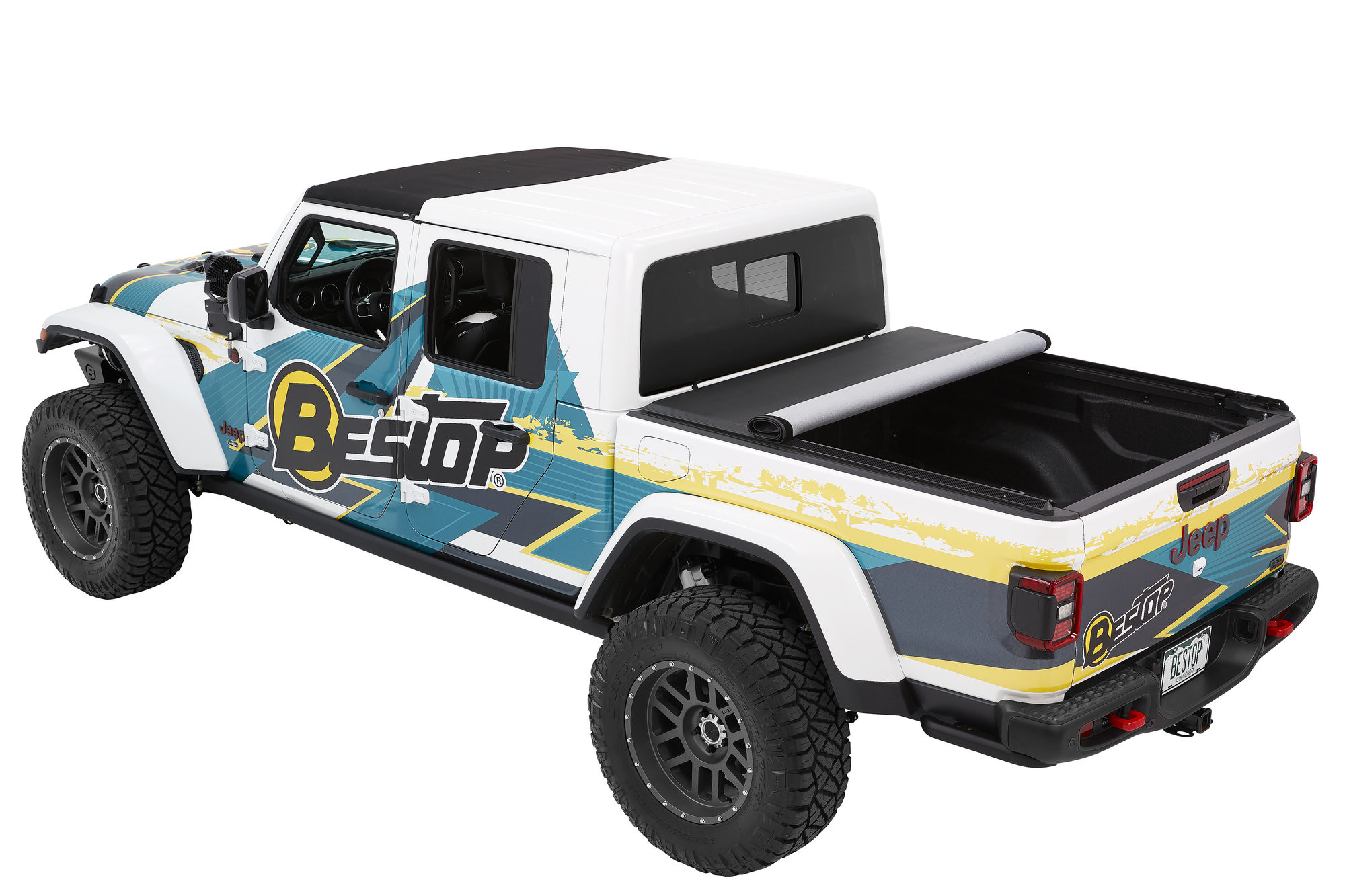 Just Jeeps Bestop Ez Roll Soft Tonneau Cover Vinyl For 2020 Jeep Gladiator Jt 4 Door Models 19280 35 Duster Tonneau Covers Shop By Part Jeep Parts Store In Toronto Canada