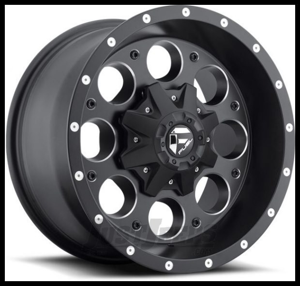 Just Jeeps Fuel Off-Road D525 Revolver Wheel 17X9 in Matte Black ...