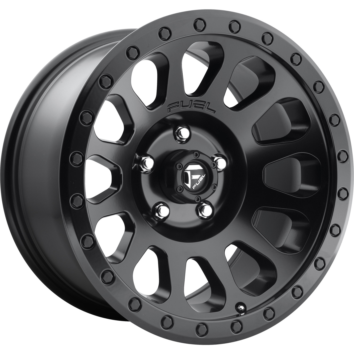 Just Jeeps Fuel Off-Road D579 Vector Wheel 17x9 In Matte Black For Jeep ...