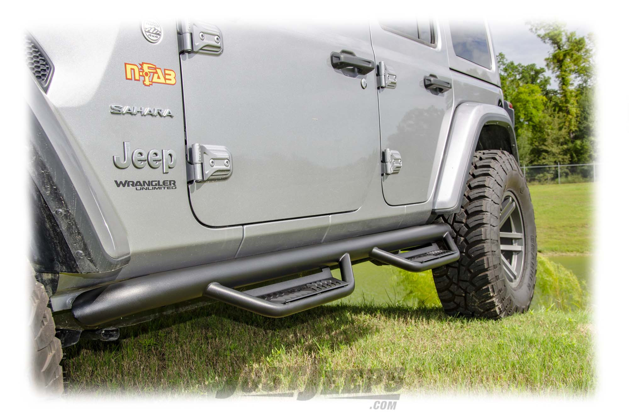 Just Jeeps Buy N-FAB Podium Side Steps For 2018+ Jeep Wrangler JL ...