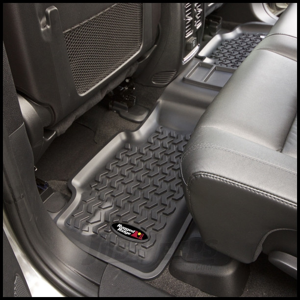 Just Jeeps Rugged Ridge All Terrain Floor 2nd Row Floor Liner In