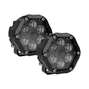 JW Speaker Trail 6 Pro 3.7" Round LED Off Road Light Pods 0555373