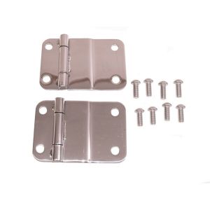 Rugged Ridge Tailgate Hinge Set For Stainless steel 1976-86 CJ Series 11114.01