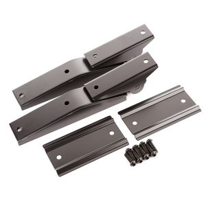 Omix-ADA Tailgate Hinges Pair Semi-Gloss Black Powder Coated For 1997-06 Jeep Wrangler TJ & TJ Unlimited Models 11218.10