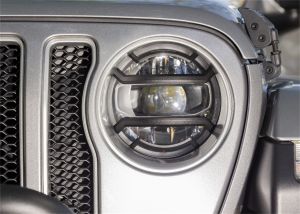 Rugged Ridge Elite Headlight Guards For 2018+ Jeep Gladiator JT & Wrangler JL 2 Door & Unlimited 4 Door Models 11230.21