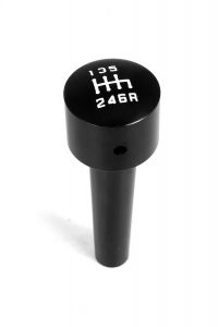 Rugged Ridge Manual Transmission Shift Knob Billet Aluminum In Black For 2007-10 Jeep Wrangler & Wrangler Unlimited JK With Manual Transmission 11422.02