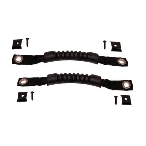 Rugged Ridge Custom Interior Door Pull Straps Black 1976-95 Wrangler and CJ 11825.01