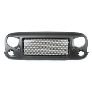 Rugged Ridge Spartan Grille With Mesh Insert For 2007-18 Jeep Wrangler JK 2 Door & Unlimited 4 Door Models 12034.01