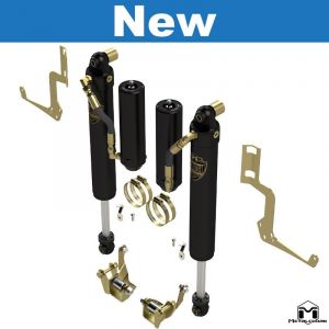 MetalCloak RockSport BLACK, 2.5"/3.5" Front Pair Standard Axle Edition for 18+ Jeep Wrangler JL, JLU & 20+ Gladiator JT 1631