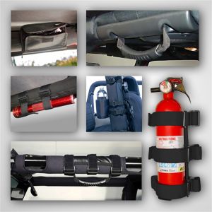 Rugged Ridge 9 Piece Interior Roll Bar Trim Kit For 2007-18 Jeep Wrangler JK 2 Door & Unlimited 4 Door Models 12496.01