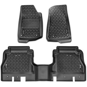 Jeep wrangler 82210166ad floor mats jeep store logo slush