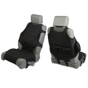 Rugged Ridge Neoprene Seat Vests Black For 2007-18+ Jeep Wrangler JK/JL 2 Door & Unlimited 4 Door Models 13235.30