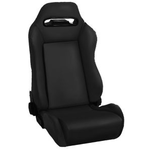 Rugged Ridge Reclining Sport Seat Black Denim 1976-2002 Jeep Wrangler YJ TJ and CJ Series 13405.15