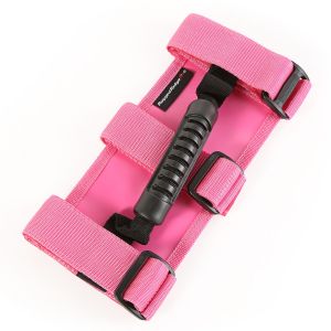 Rugged Ridge Sport Bar Grab Handles Pink 13505.01