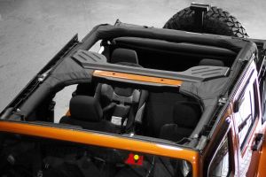 Rugged Ridge Roll Bar Cover in Black Vinyl For 2007+ Jeep Wrangler Unlimited JK 4 Door 13613.05