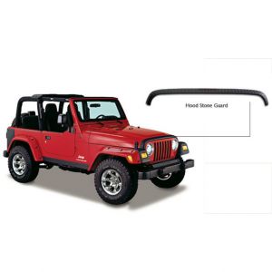 Bushwacker TrailArmor Hood Stone Guard For 1997-06 Jeep Wrangler TJ Models