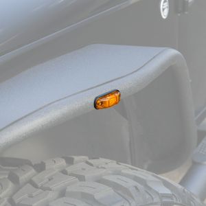 Aries Automotive Fender Flare LED Side Markers For 2007-18 Jeep Wrangler JK 2 Door & Unlimited 4 Door Models 1500240