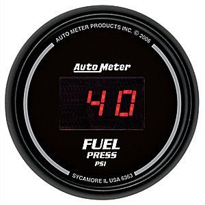 Auto Meter Z Series 2 1/16" (52.4mm) 5-100 psi Digital Fuel Pressure Gauge 6363