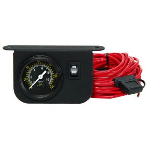 Viair Illuminated Dash Panel Gauge Kit 150 PSI (30/40 Amp) - Black Face Kit 20062