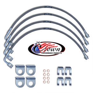 Crown Performance Products 5 Layer Custom Extended Brake Lines for 07-10 Jeep Wrangler JK with 1"-2.5" Lift JEEP21FR03-