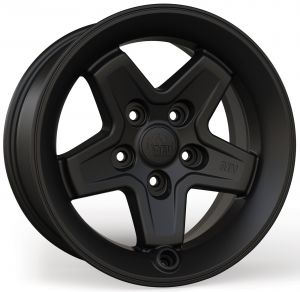 AEV Pintler Wheels 17 x 8.5 Matte Black Wheel For 2018+ Jeep Wrangler JL 2 Door & Unlimited 4 Door +25mm offset 20402034AA
