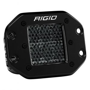 Rigid Industries D-Series Midnight Pro Spot Diffused LED Lights, Flush Mount - Pair 212513BLK