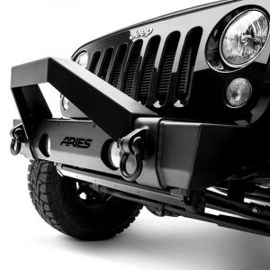 Aries Automotive TrailCrusher Front Bumper For 2007-18 Jeep Wrangler JK 2 Door & Unlimited 4 Door Models 2156000