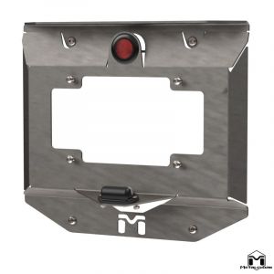 MetalCloak License Plate Relocation Bracket for 97-06 Jeep Wrangler TJ 2181-