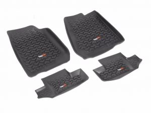 Rugged Ridge All Terrain Floor Liner, Rear for 2007 - 2018 Jeep Wrangler JK 12987.02