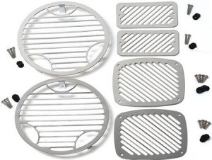 Kentrol Stainless Steel Billet Style Light Kit for 97-06 Jeep Wrangler TJ & Unlimited 30493