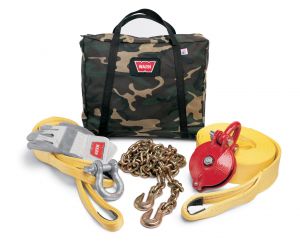 WARN Heavy-Duty Winching Accessory Kit with Camouflage Bag 29460