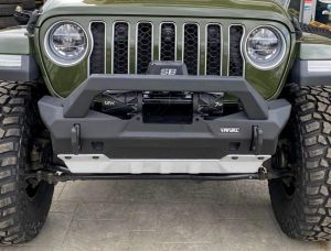 Rival 4x4 Front Modular Winch Bumper (Aluminum) for 07-24+ Jeep Wrangler JK, JL & Gladiator JT 2D-