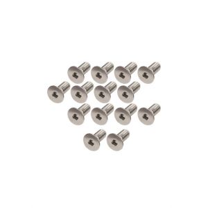 Kentrol Stainless Steel Windshield Hinge Screw Set for 97-06 Jeep Wrangler TJ 30735