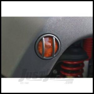 Rugged Ridge Side Marker Light Guards in Black For 2007-18 Jeep Wrangler JK 2 Door & Unlimited 4 Door Models 11231.12