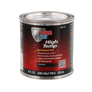 POR-15 High Temp Paint 8oz In Flat Black 44116