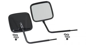 Kentrol Outback Mirrors Kit For 1976+ Jeep CJ Series, Wrangler YJ/TJ/TLJ, JK/JL/JT 2 Door & Unlimited 4 Door Models 50443