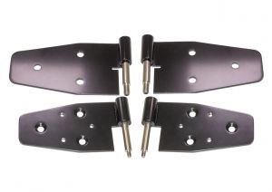 Kentrol Stainless Steel Door Hinge Set For 2003-06 Jeep Wrangler TJ & Unlimited (Black) 50719