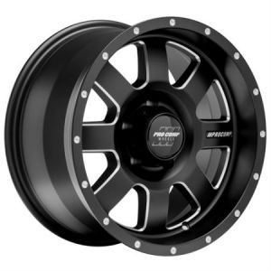 Pro Comp Series 73 Trilogy Wheel 17x9 with 5x5 Bolt Pattern - Satin Black 5173-7973