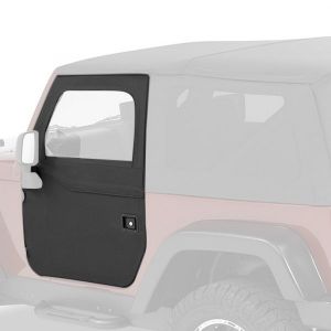 BESTOP Front Doors (2-Piece) Kit In Black Diamond For 2007-18 Jeep Wrangler JK 2 Door & Unlimited 4 Door Models 5179835