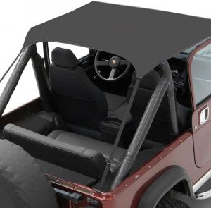 BESTOP Traditional Bikini In Black Crush For 1976-91 Jeep Wrangler & CJ Series 5250801