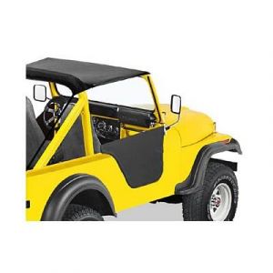 BESTOP Half Doors In Black Crush For 1976-83 Jeep CJ5 5302701