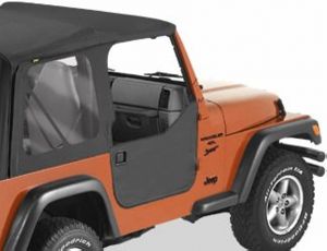 BESTOP Half Doors In Black Diamond For 1997-06 Wrangler TJ & Wrangler TJ Unlimited 5303935