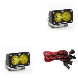 Baja S2 SPORT BLACK LED AUXILIARY LIGHT POD PAIR Driving / Combo 547813