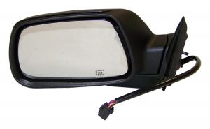 Crown Automotive Plastic Black Side Mirror Front-Left For 2006-2007 WK Grand Cherokee 55156451AF