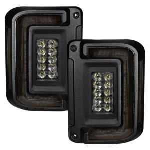 Oracle Lighting Black Series LED Taillight Tinted Flush Mount Pair for 07-18 Jeep Wrangler JK, JKU 5891-504-T