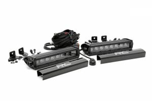 Rough Country 8" Cree LED Light Bars (Pair) (Black Series) 70728BL